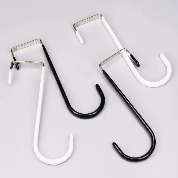 Bathroom Heavy Duty Metal Hanger with Rubber Hook