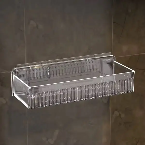 Light Luxury Transparent Wall Hanging Storage Rack