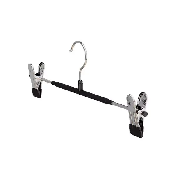 Black Pants Clip Hanger Pack of 10