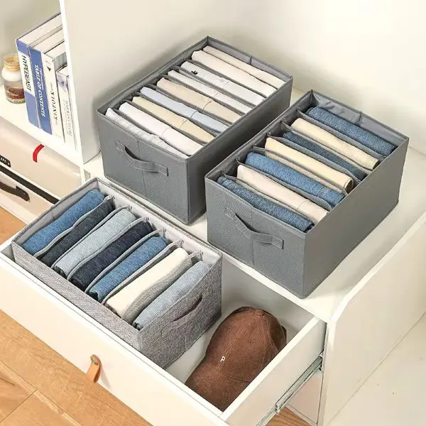 Oxford Cloth 7 Grids storage Box
