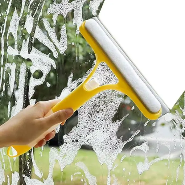 Windows Squeegee_Glass Wiper with Spray Bottle